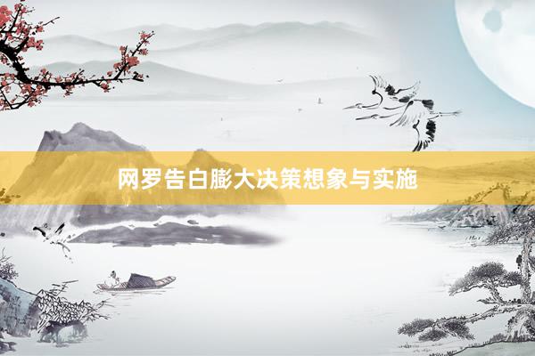 网罗告白膨大决策想象与实施